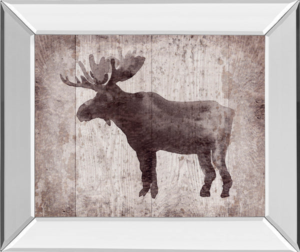 Mirrored Frame Wildnessiv-Timber By Sandra Jacobs