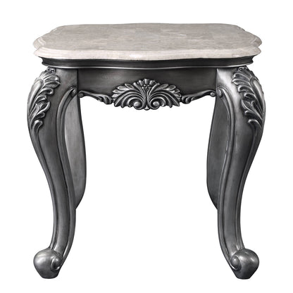 Mesa auxiliar rectangular Ariadne de 26" de largo