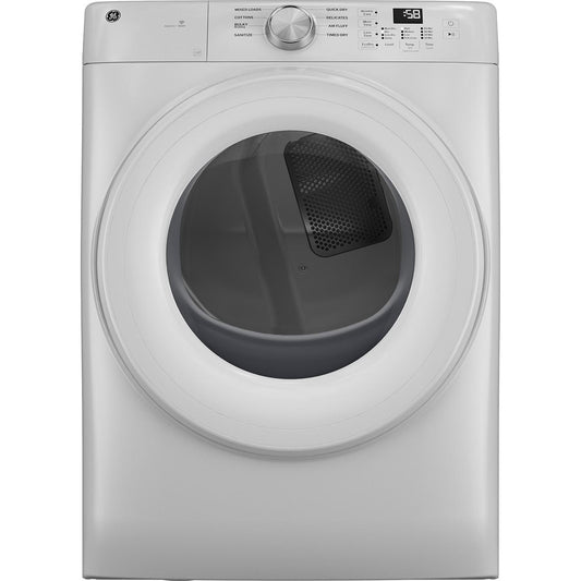  GE 7.8 cu. ft. Capacity Smart Front Load Electric Dryer GFD35ESSYWW IMAGE 1