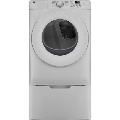  GE 7.8 cu. ft. Capacity Smart Front Load Electric Dryer GFD35ESSYWW IMAGE 4