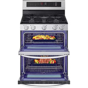  LG 6.9 cu. ft. Smart Gas Double Oven Freestanding Range with ProBake Convection® LDGL6924S IMAGE 5