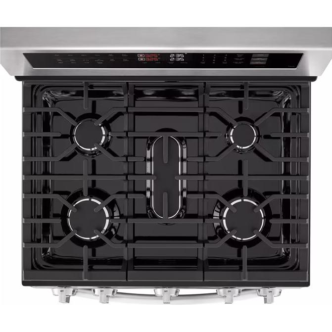  LG 6.9 cu. ft. Smart Gas Double Oven Freestanding Range with ProBake Convection® LDGL6924S IMAGE 6
