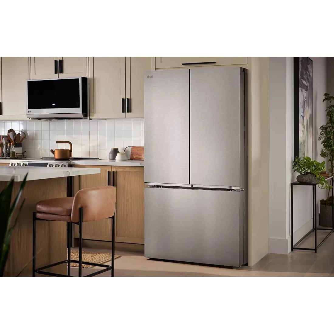  LG 32 cu. ft. Smart Standard-Depth MAX™ French Door Refrigerator LRFLS3216S IMAGE 8