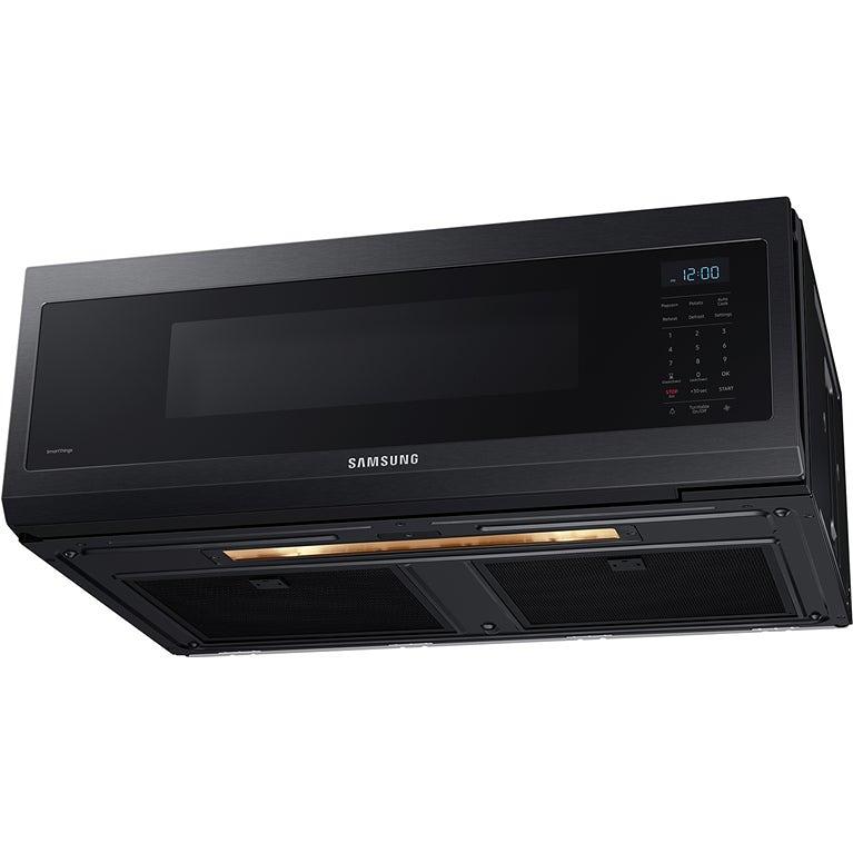  Samsung 30-inch, 1.1 cu. ft. Smart SLIM Over-the-Range Microwave Oven with Wi-Fi and Voice Control ME11F7510MT/AA IMAGE 2