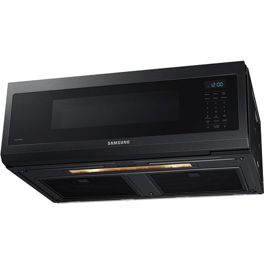  Samsung 30-inch, 1.1 cu. ft. Smart SLIM Over-the-Range Microwave Oven with Wi-Fi and Voice Control ME11F7510MT/AA IMAGE 2