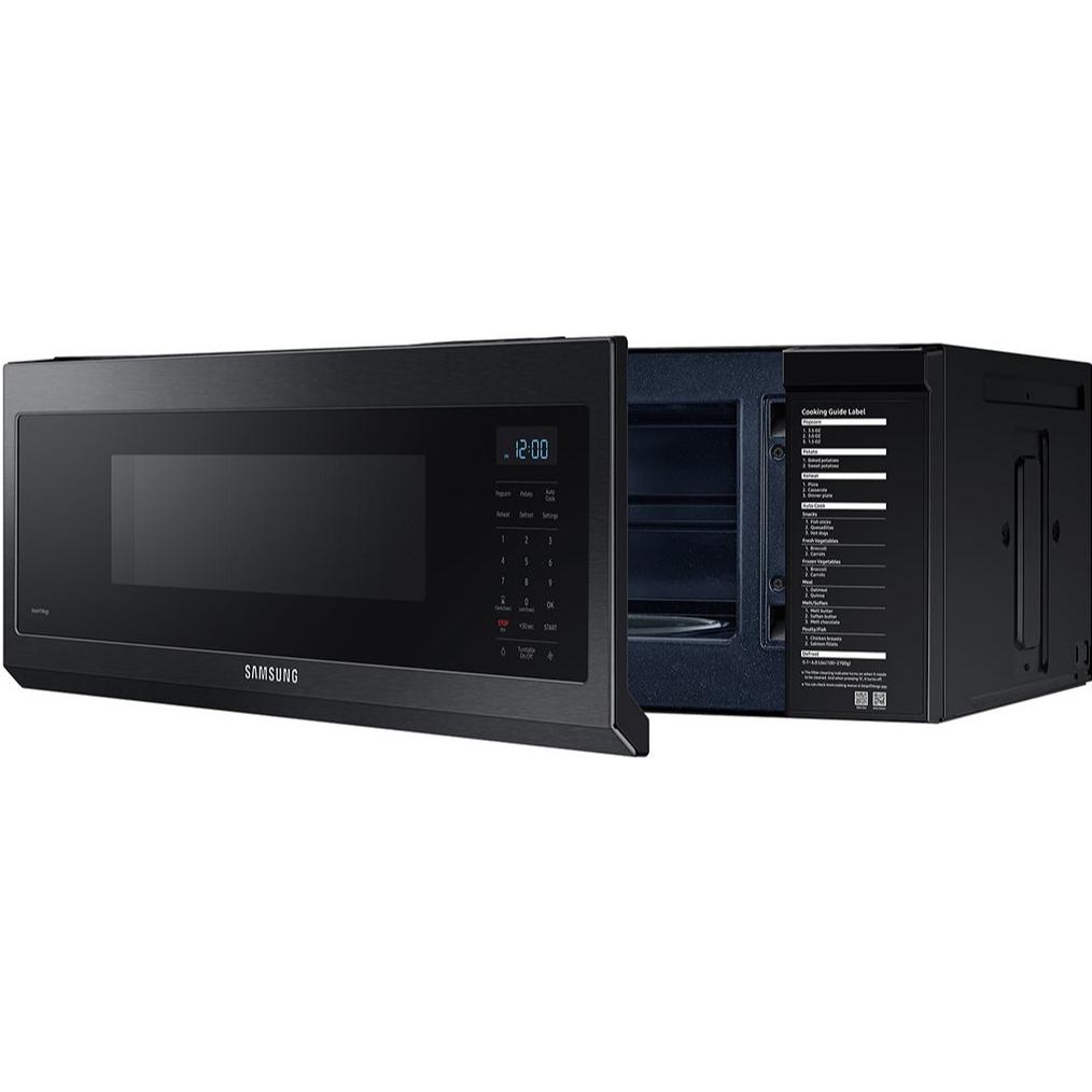  Samsung 30-inch, 1.1 cu. ft. Smart SLIM Over-the-Range Microwave Oven with Wi-Fi and Voice Control ME11F7510MT/AA IMAGE 4