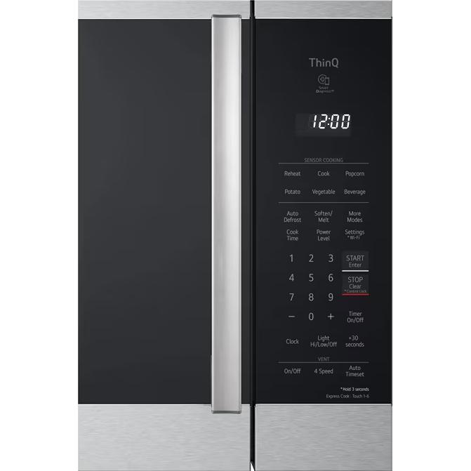  LG 30-inch, 2.1 cu. ft. Smart Over-the-Range Microwave Oven MVEL2125X IMAGE 5