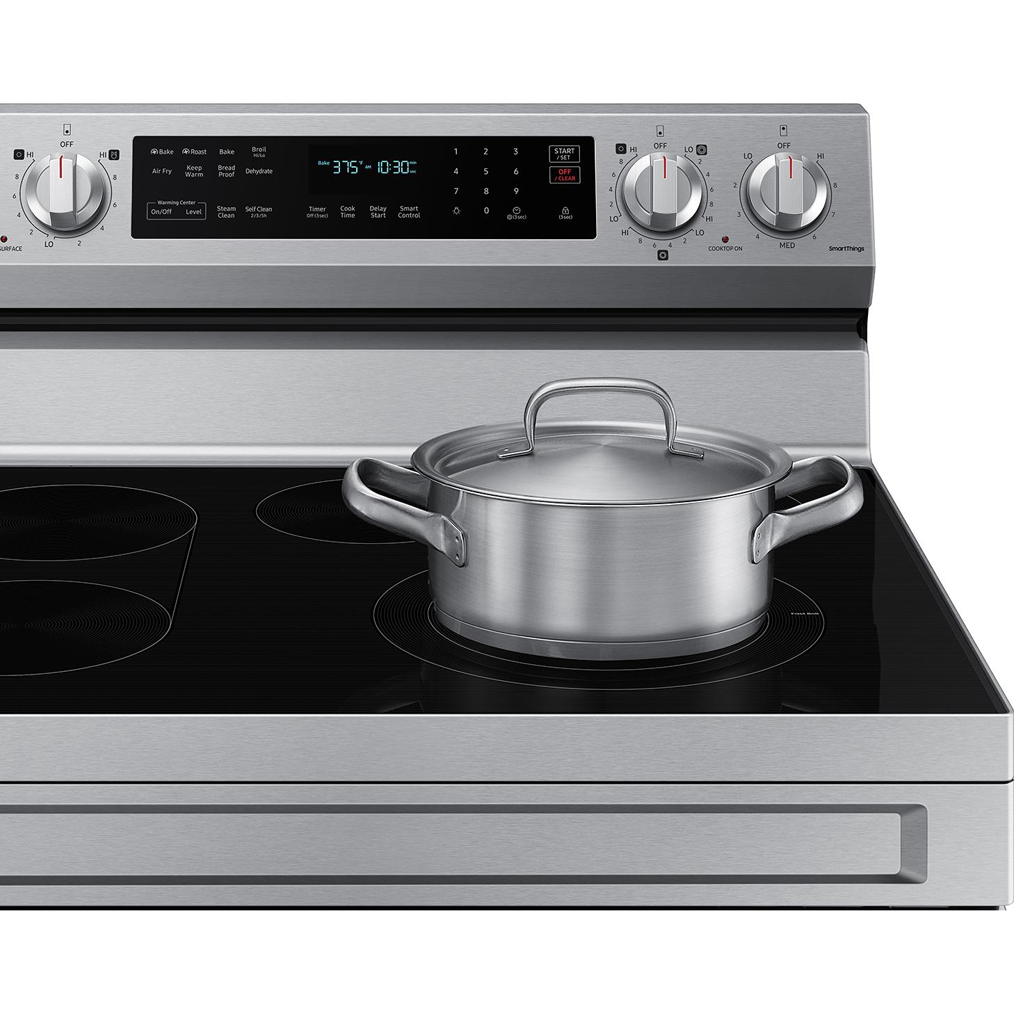  Samsung 6.3 cu. ft. Smart Freestanding ENERGY STAR® Certified Electric Range NE63D6711SR/AA IMAGE 2