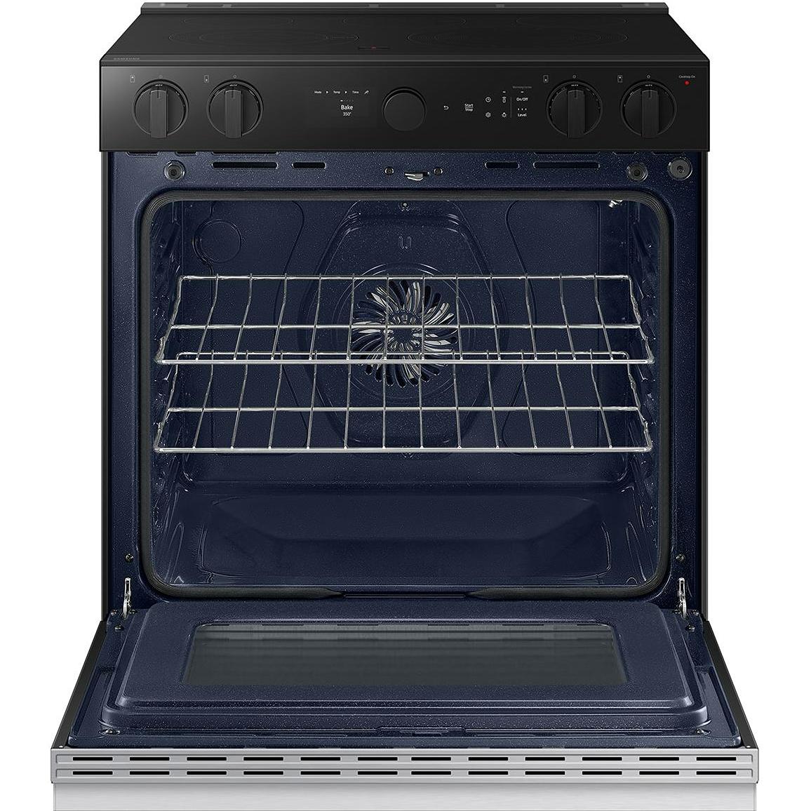  Samsung Bespoke 6.3 cu. ft. Smart Slide-In Electric Range with Air Fry NSE6DG8502SR/AA IMAGE 4