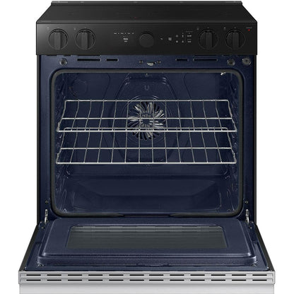  Samsung Bespoke 6.3 cu. ft. Smart Slide-In Electric Range with Air Fry NSE6DG8502SR/AA IMAGE 4