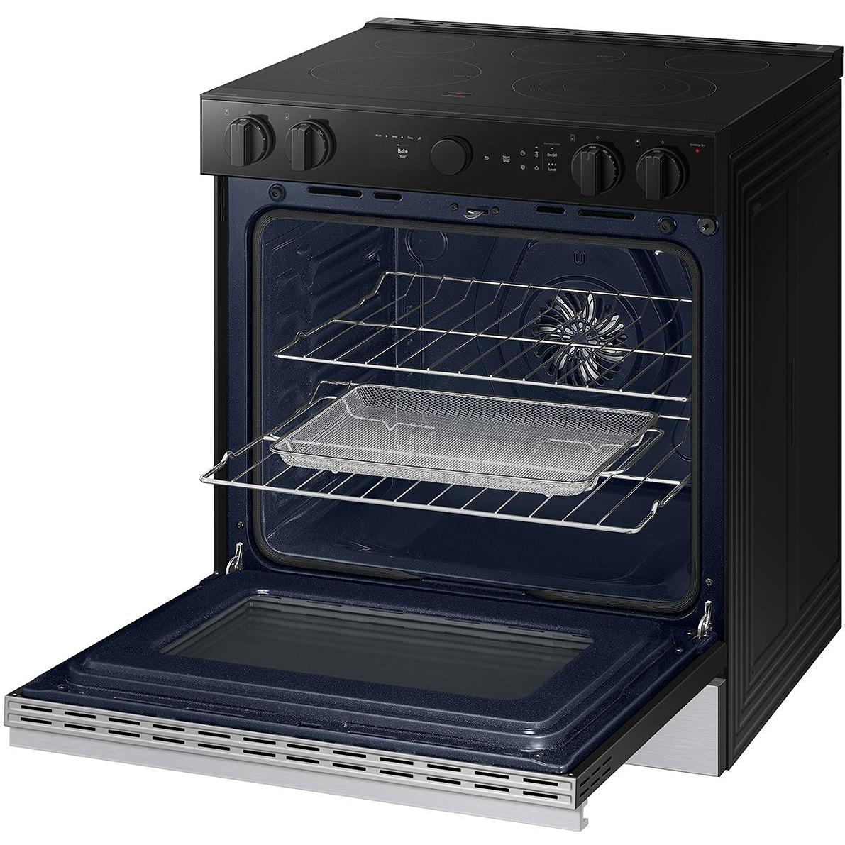  Samsung Bespoke 6.3 cu. ft. Smart Slide-In Electric Range with Air Fry NSE6DG8502SR/AA IMAGE 6