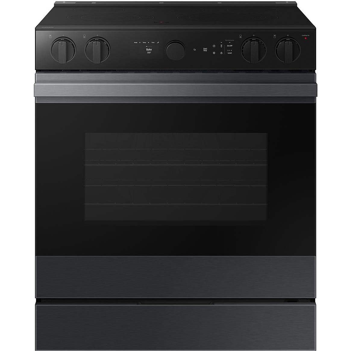  Samsung Bespoke 6.3 cu. ft. Smart Slide-In Electric Range with Air Fry NSE6DG8502MT/AA IMAGE 1