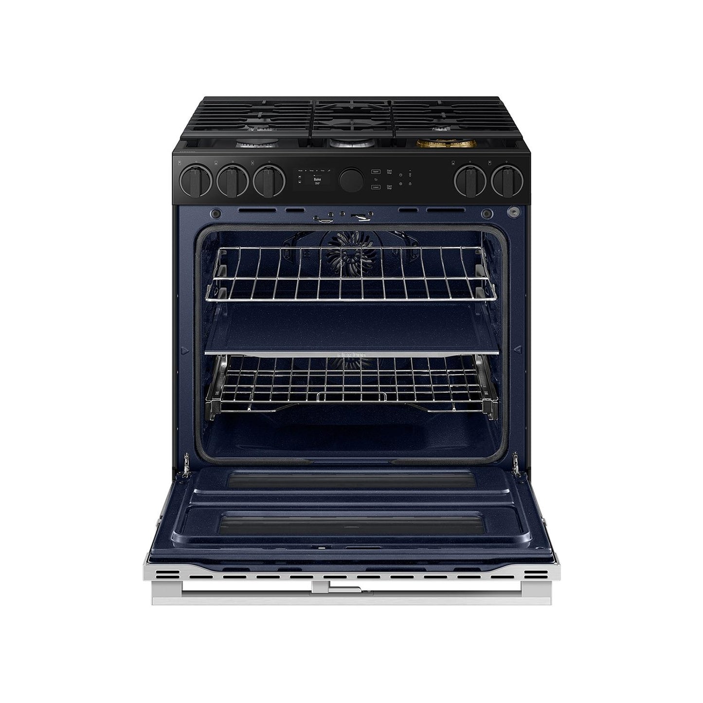  Samsung 30-inch Slide-in Electric Range with Wi-Fi NSG6DG8550SR/AA IMAGE 3