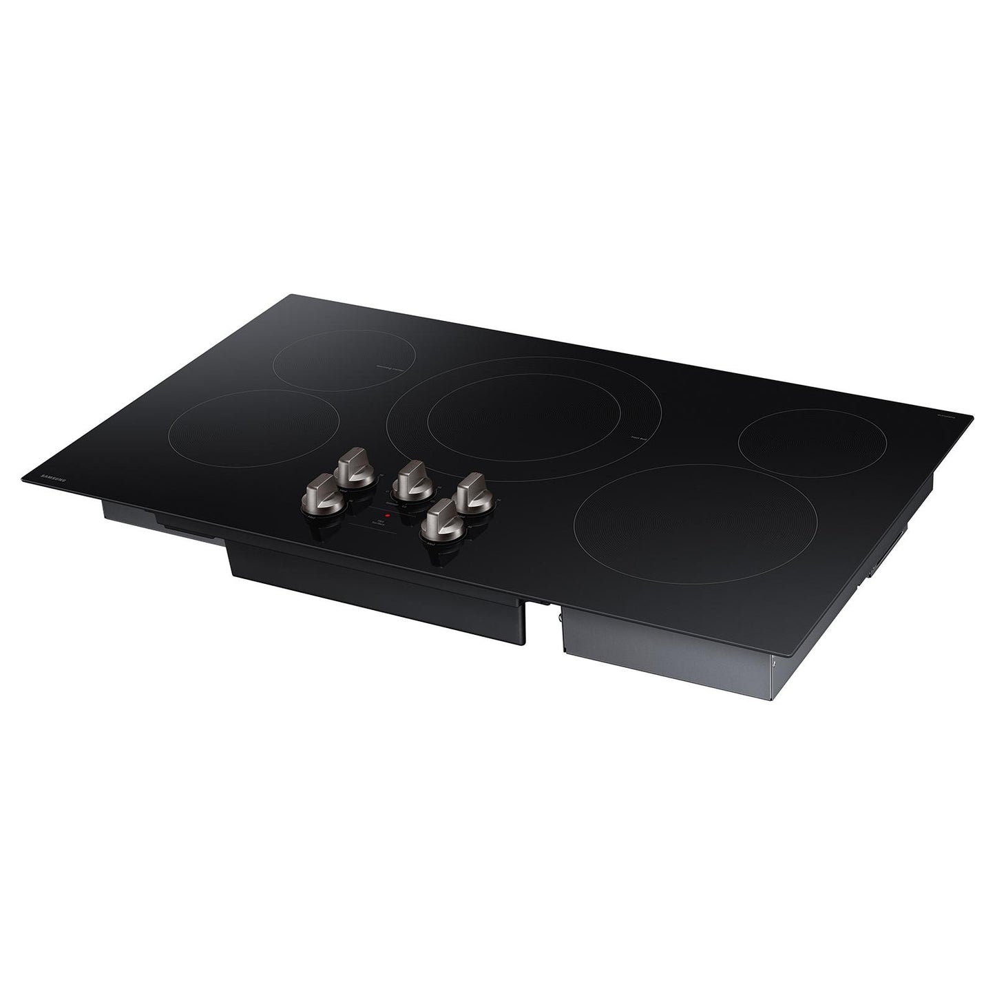  Samsung 36-inch Built-in Electric Cooktop with Knob Controls NZ36FG5332RK/AA IMAGE 4