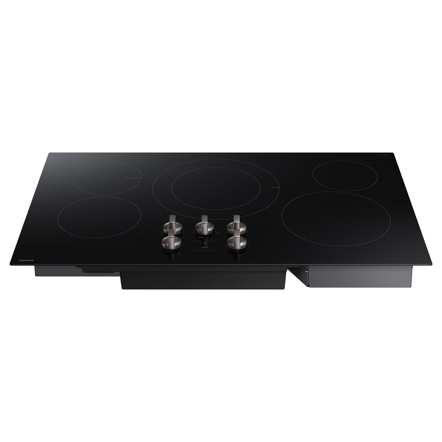  Samsung 36-inch Built-in Electric Cooktop with Knob Controls NZ36FG5332RK/AA IMAGE 5