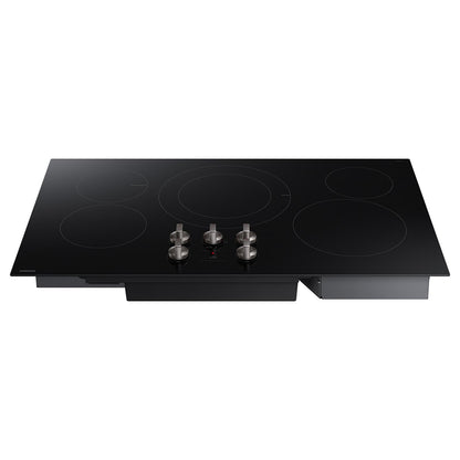  Samsung 36-inch Built-in Electric Cooktop with Knob Controls NZ36FG5332RK/AA IMAGE 5
