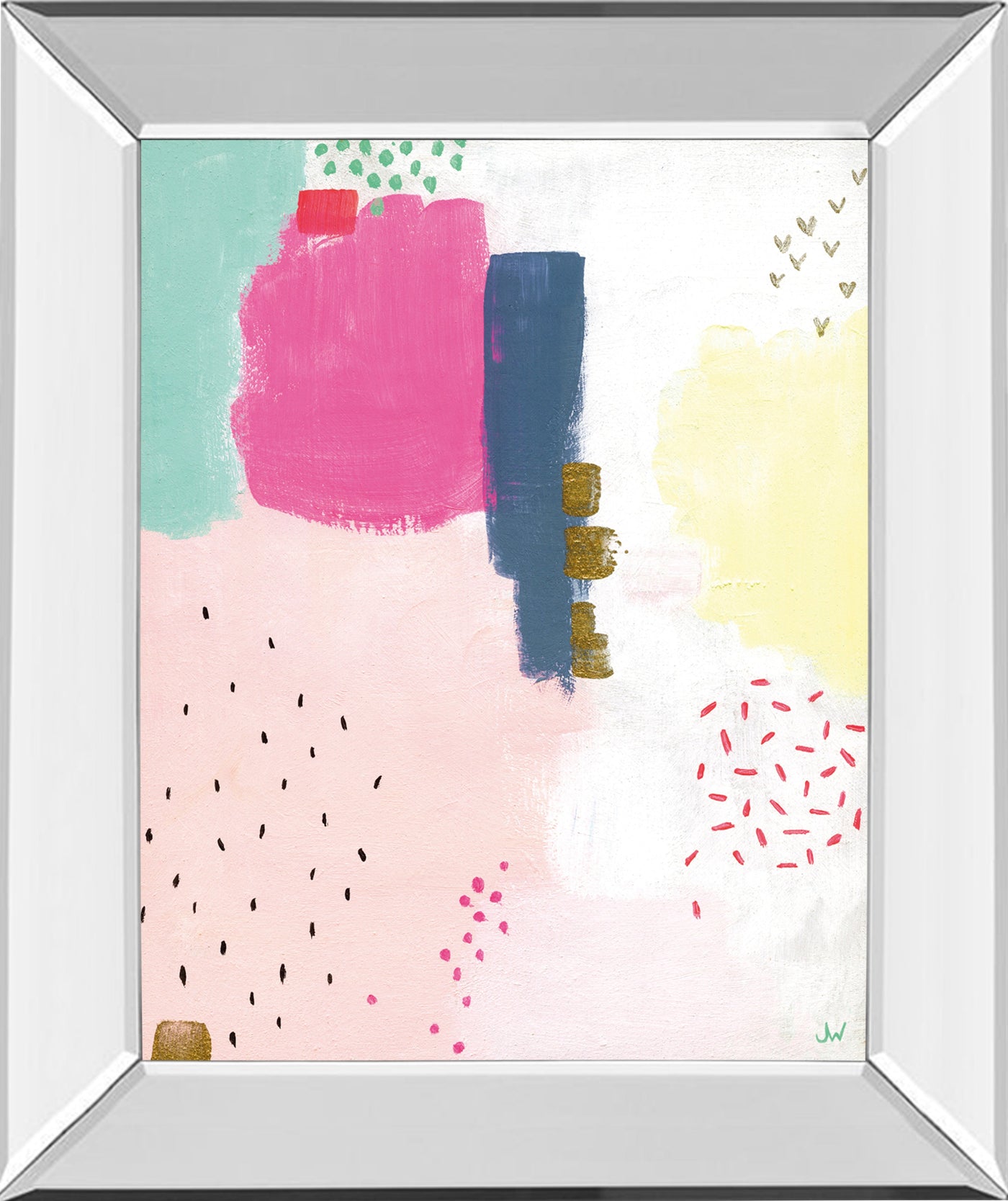 Mirrored Frame Dots And Colours-Speckle By Joelle Wehkamp