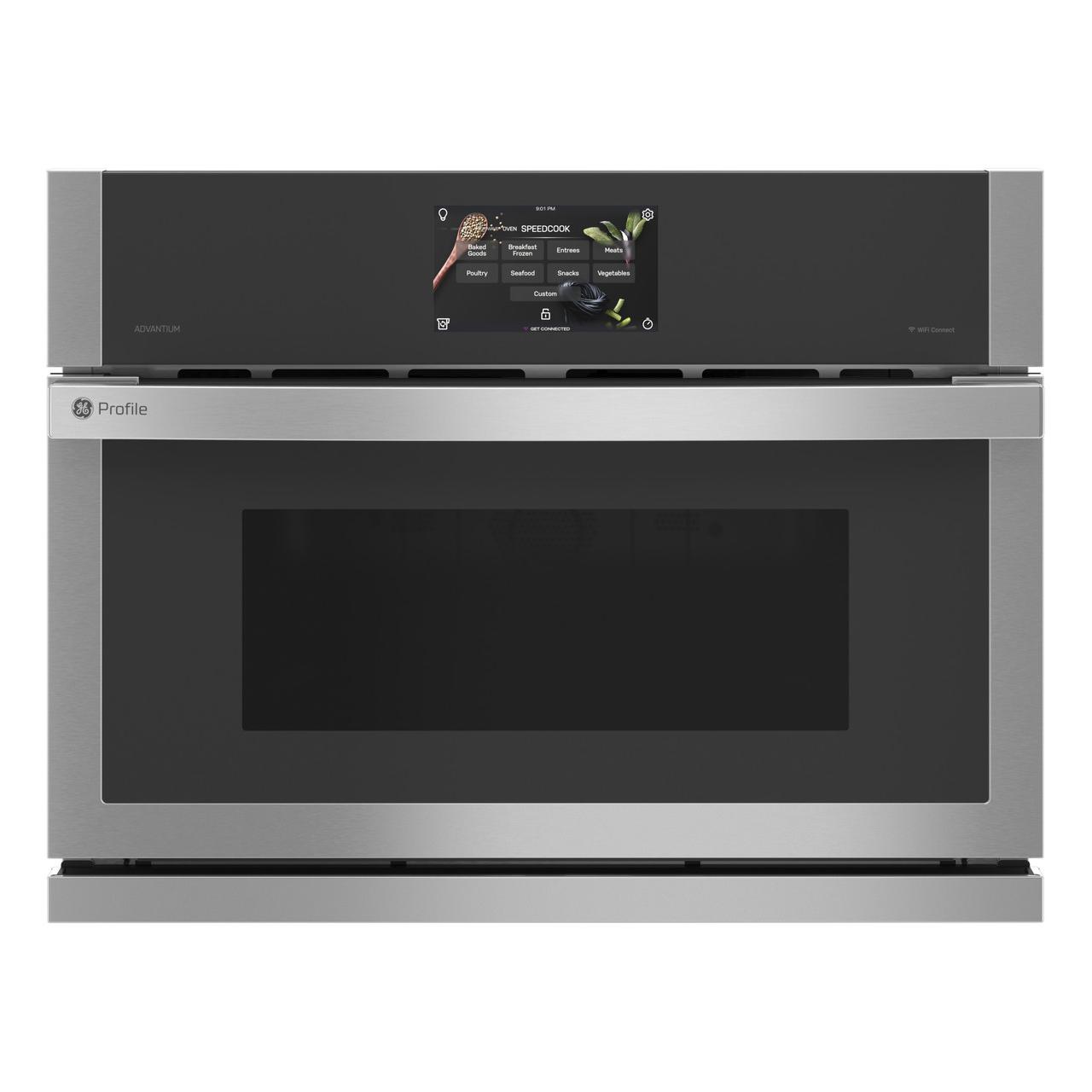 GE Profile 27" Single Wall Oven with 120V Advantium® Technology PSB9100SVSS IMAGE 1