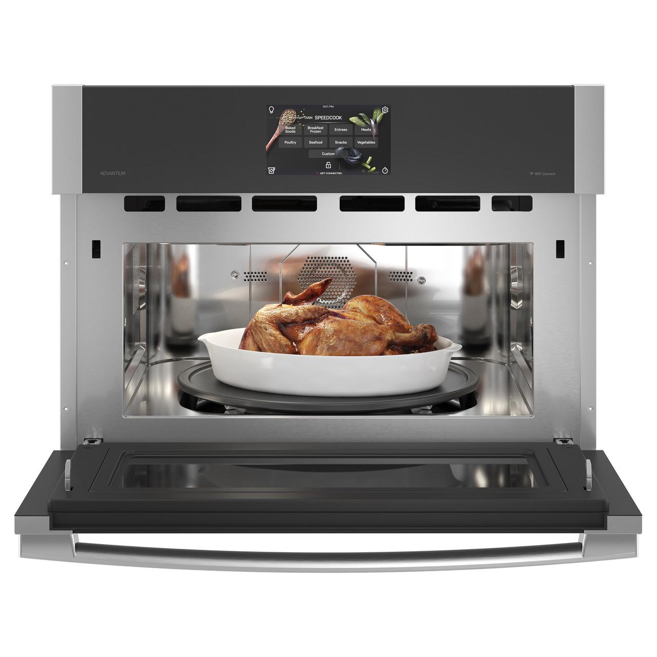 GE Profile 27" Single Wall Oven with 120V Advantium® Technology PSB9100SVSS IMAGE 4