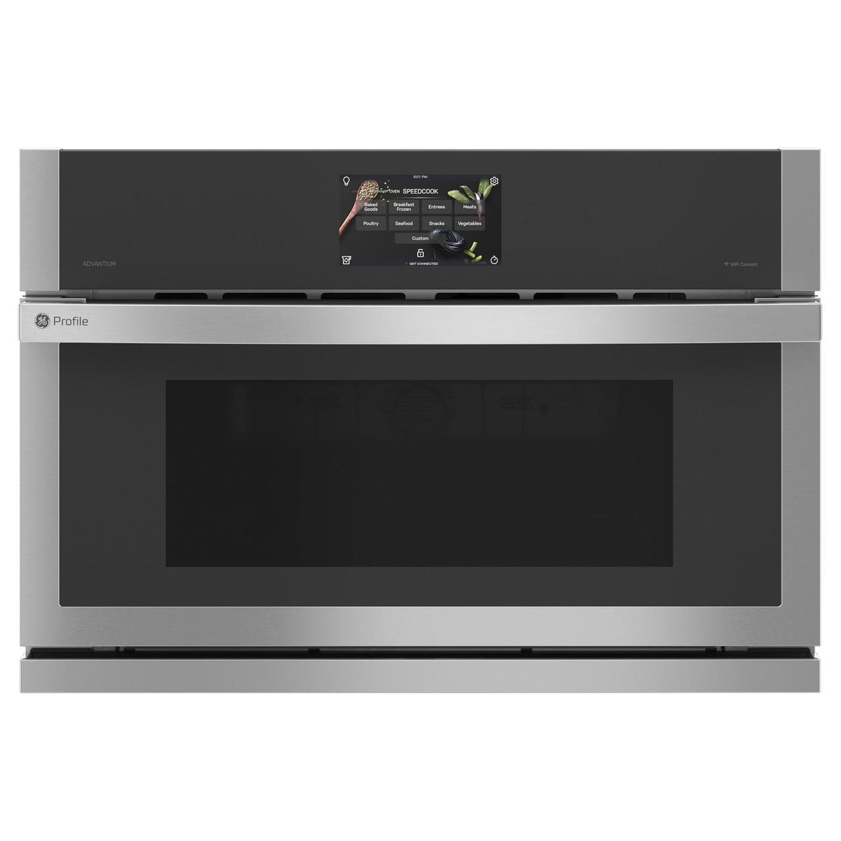  GE Profile 30" Single Wall Oven with 240V Advantium® Technology PSB9240SVSS IMAGE 1