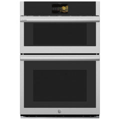  GE Profile 30-inch Combination Double Wall Oven with Advantium® Technology PT9900SWSS IMAGE 1