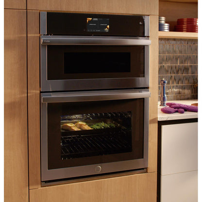 GE Profile 30-inch Combination Double Wall Oven with Advantium® Technology PT9900SWSS IMAGE 10