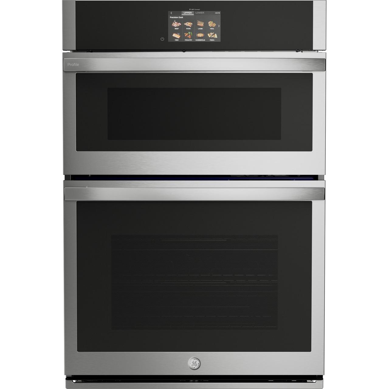 GE Profile 30-inch Combination Double Wall Oven with Advantium® Technology PT9900SWSS IMAGE 2
