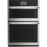  GE Profile 30-inch Combination Double Wall Oven with Advantium® Technology PT9900SWSS IMAGE 2