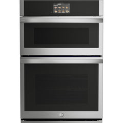  GE Profile 30-inch Combination Double Wall Oven with Advantium® Technology PT9900SWSS IMAGE 2