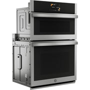  GE Profile 30-inch Combination Double Wall Oven with Advantium® Technology PT9900SWSS IMAGE 3