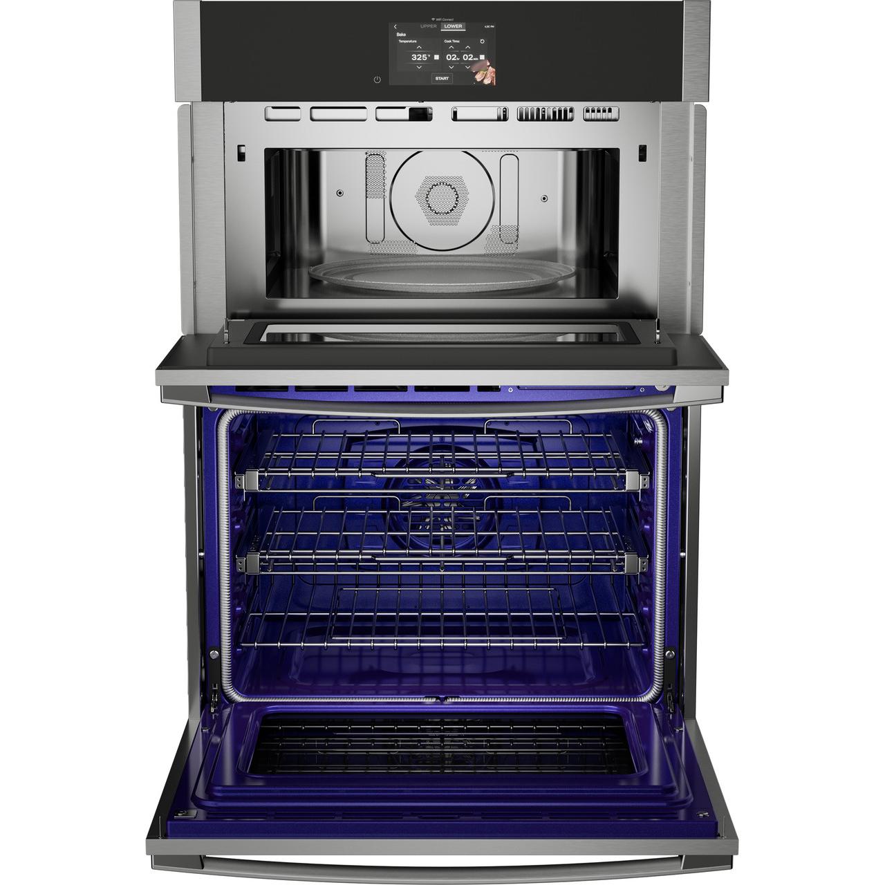 GE Profile 30-inch Combination Double Wall Oven with Advantium® Technology PT9900SWSS IMAGE 5