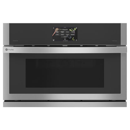 GE Profile 30-inch Built-In Microwave/Convection Oven PWB7030SVSS IMAGE 1