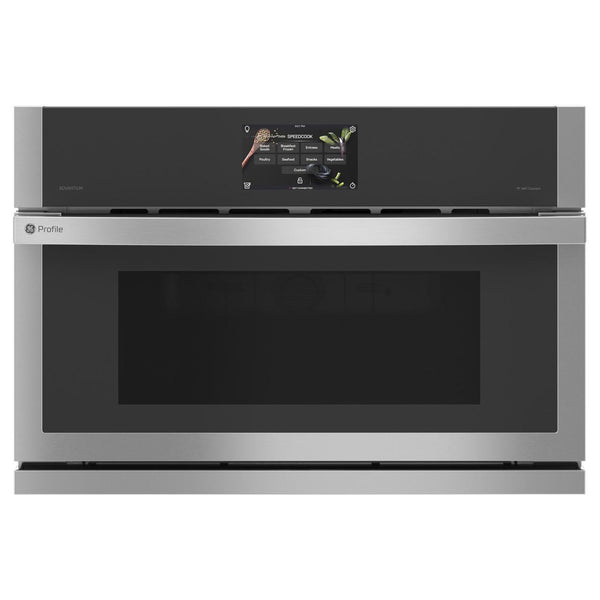 GE Profile 30-inch Built-In Microwave/Convection Oven PWB7030SVSS