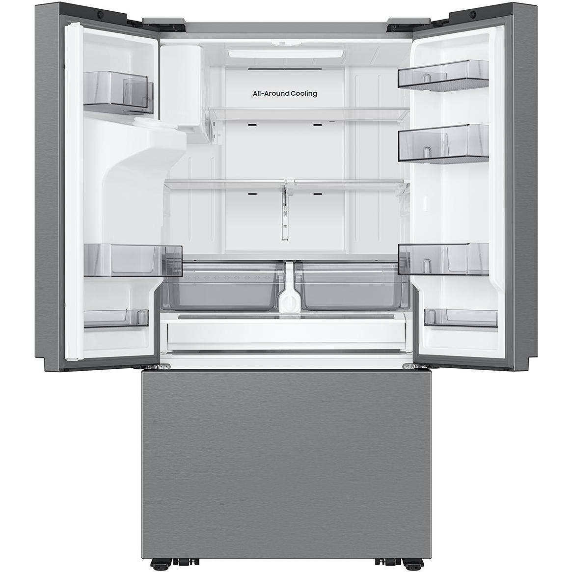  Samsung 26 cu. ft.  French Door Refrigerator with External Water and Ice Dispenser RF27CG5B10SR/AA IMAGE 2