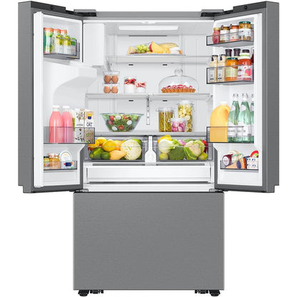  Samsung 26 cu. ft.  French Door Refrigerator with External Water and Ice Dispenser RF27CG5B10SR/AA IMAGE 3