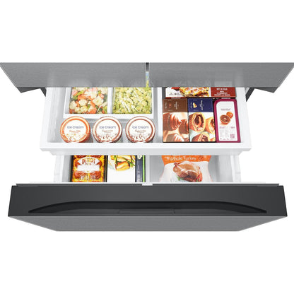  Samsung 26 cu. ft.  French Door Refrigerator with External Water and Ice Dispenser RF27CG5B10SR/AA IMAGE 5