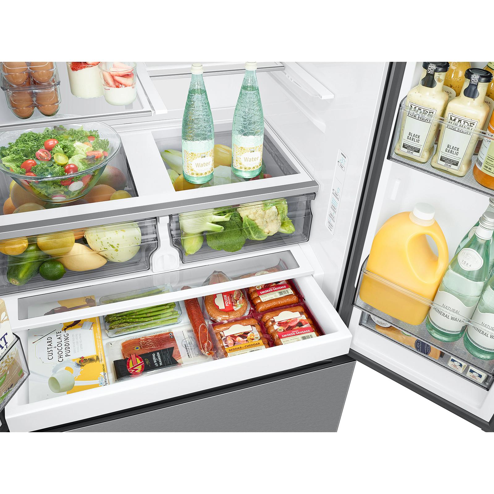  Samsung 31 cu. ft. French Door Refrigerator with External Water and Ice Dispenser RF32CG5B10SRAA IMAGE 5