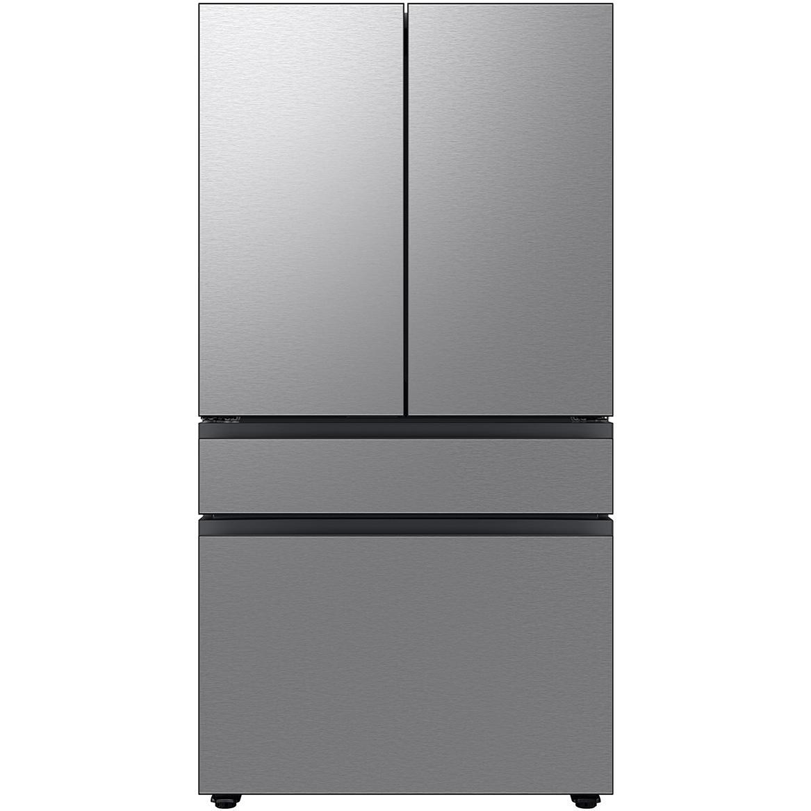  Samsung Bespoke 23 cu. ft. Counter Depth 4-Door French Door Refrigerator with Inner Beverage Center™ RF70F23DER/AA IMAGE 1