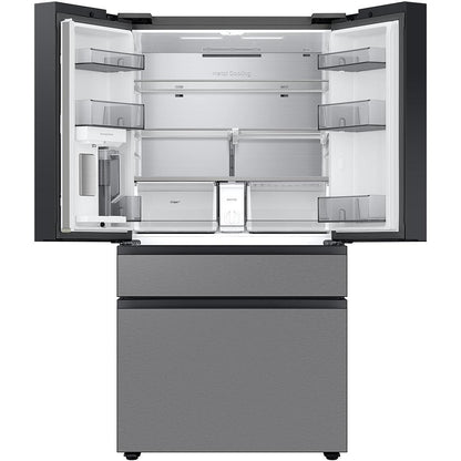  Samsung Bespoke 23 cu. ft. Counter Depth 4-Door French Door Refrigerator with Inner Beverage Center™ RF70F23DER/AA IMAGE 2