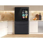  Samsung 36-inch, 23 cu. ft. French 4-Door Refrigerator with AI Family Hub™ RF90F23AECEAA IMAGE 8
