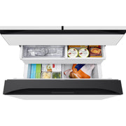  Samsung 36-inch, 23 cu. ft. French 4-Door Refrigerator with AI Family Hub™ RF90F23AEW/AA IMAGE 5