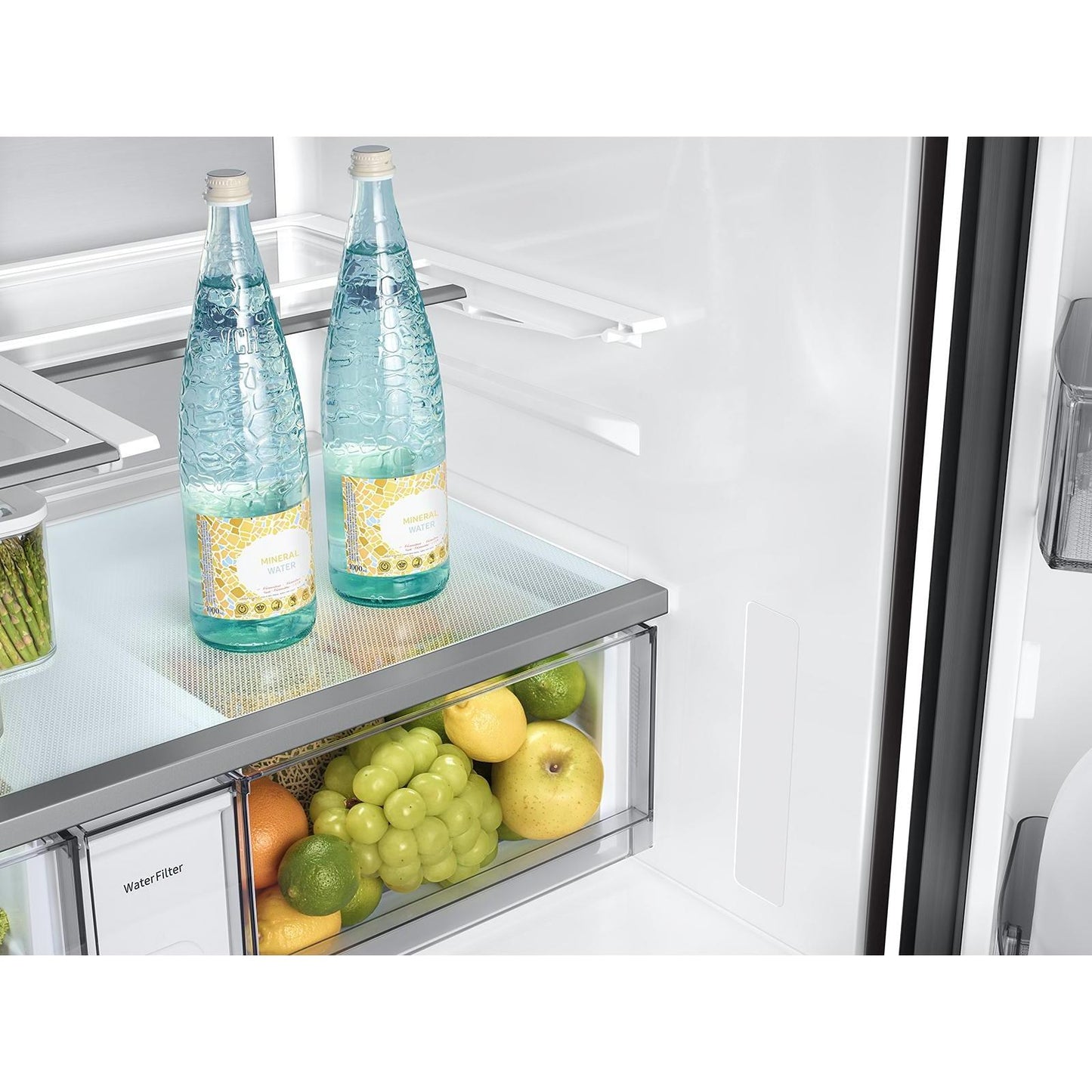  Samsung 23 cu. ft. 4-Door French Door Refrigerator with AI Family Hub™ RF90F23AECR/AA IMAGE 6