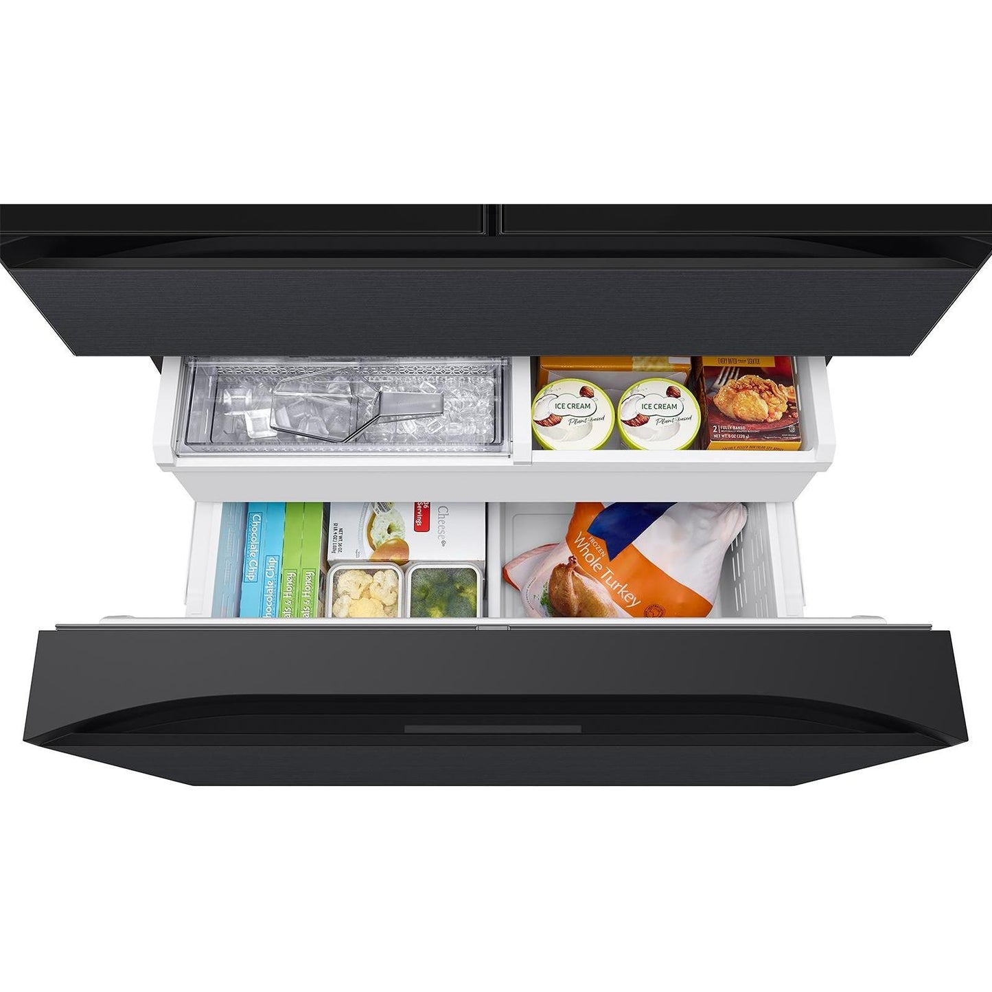  Samsung 29 cu. ft. 4-Door French Door Refrigerator with AI Family Hub™ RF90F29AECE/AA IMAGE 5