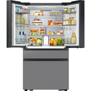  Samsung 36-inch, 29 cu. ft. 4-Door French Door Refrigerator with AI Family Hub™ RF90F29AECR/AA IMAGE 4