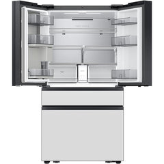  Samsung 36-inch, 29 cu. ft. 4-Door French Door Refrigerator with AI Family Hub™ RF90F29AEW/AA IMAGE 3