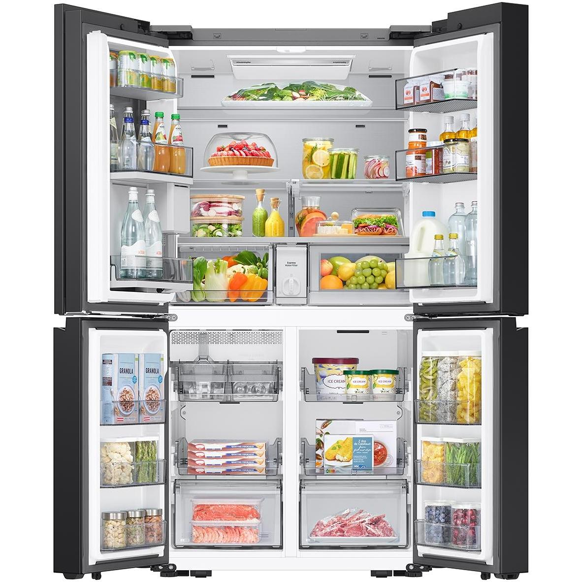  Samsung 23 cu. ft. Counter Depth 4-Door French Door Refrigerator with Beverage Center™ RM80F23VMR/AA IMAGE 3