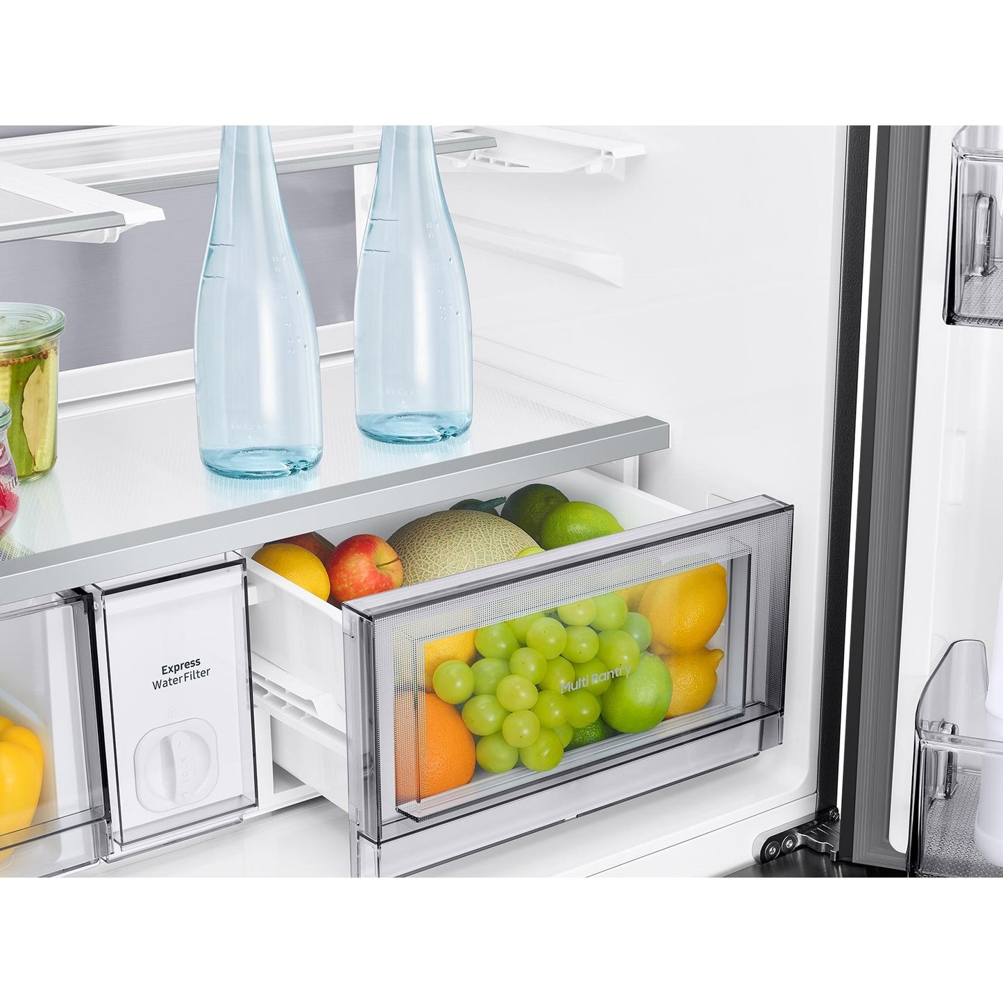  Samsung 23 cu. ft. Counter Depth 4-Door French Door Refrigerator with Beverage Center™ RM80F23VMR/AA IMAGE 5