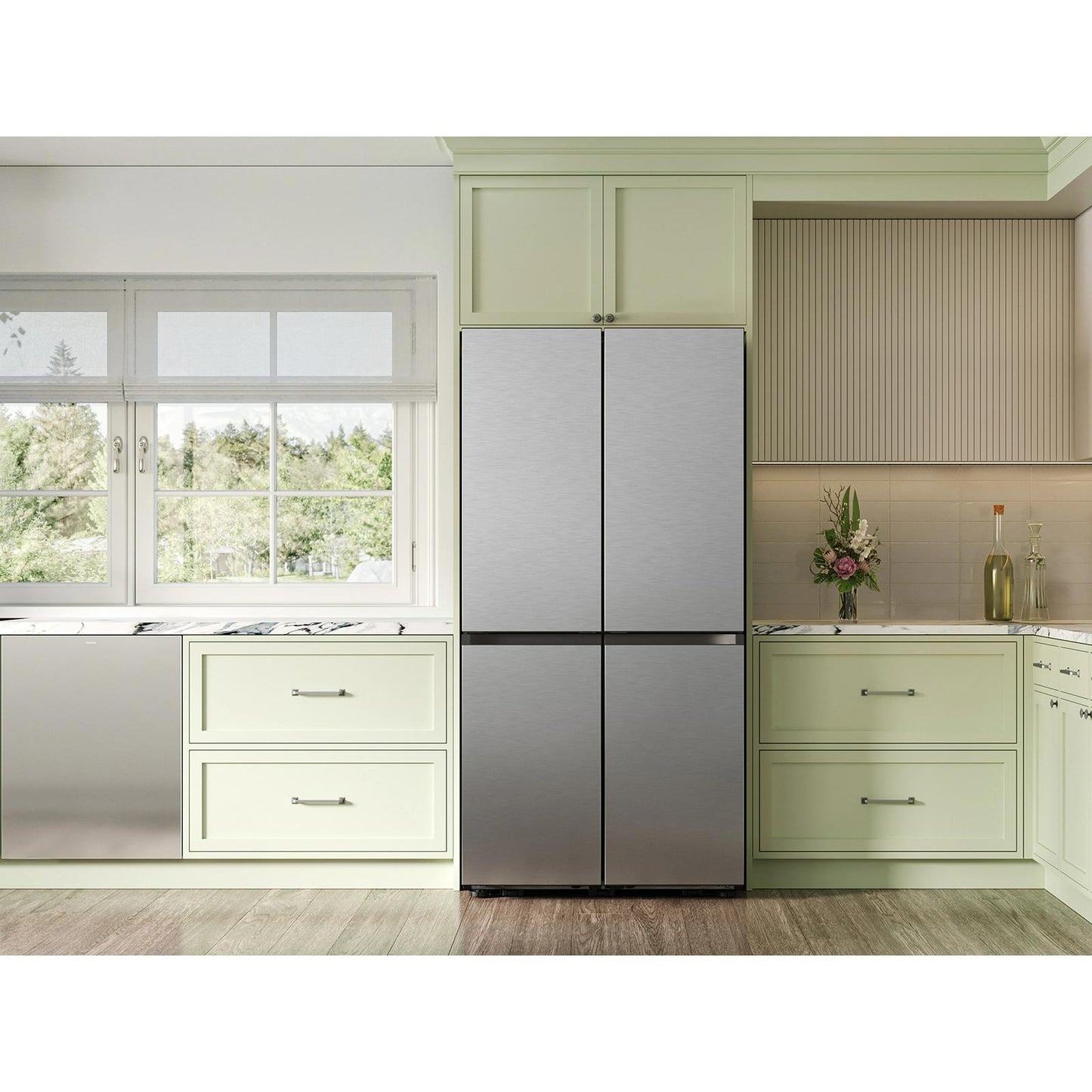  Samsung 23 cu. ft. Counter Depth 4-Door French Door Refrigerator with Beverage Center™ RM80F23VMR/AA IMAGE 7