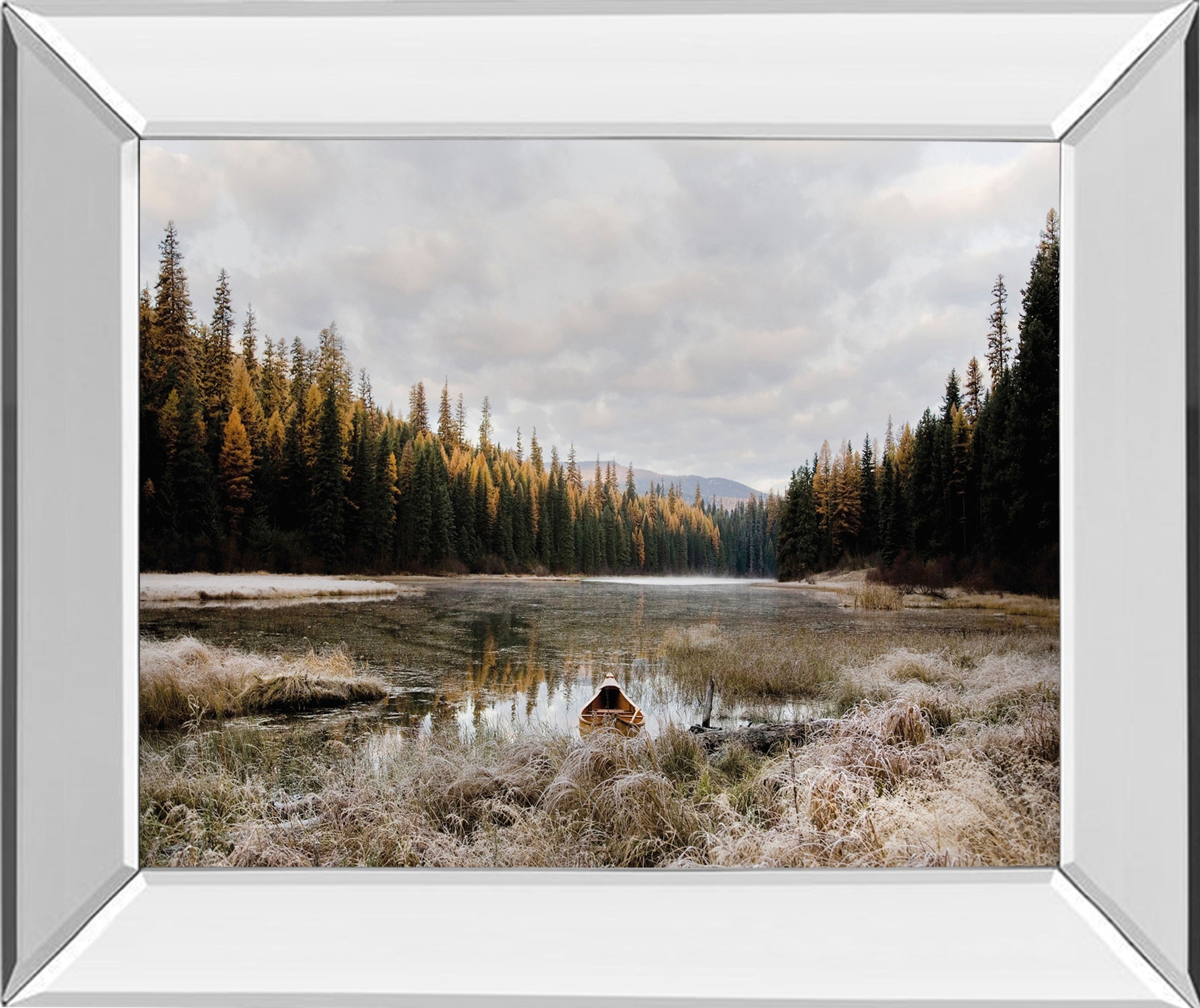 Mirrored Frame Reflecting Nature By Andrew Geiger