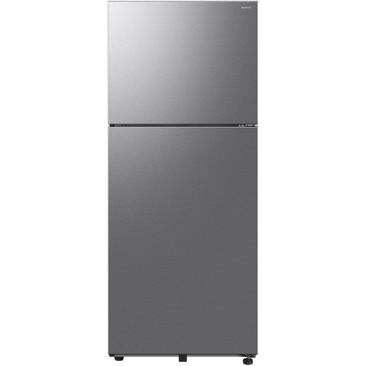  Samsung 18 cu. ft. Top Freezer Refrigerator with Ice Maker RT70F18LASR/AA IMAGE 1